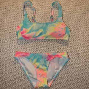 Neon Tie Die Bikini
